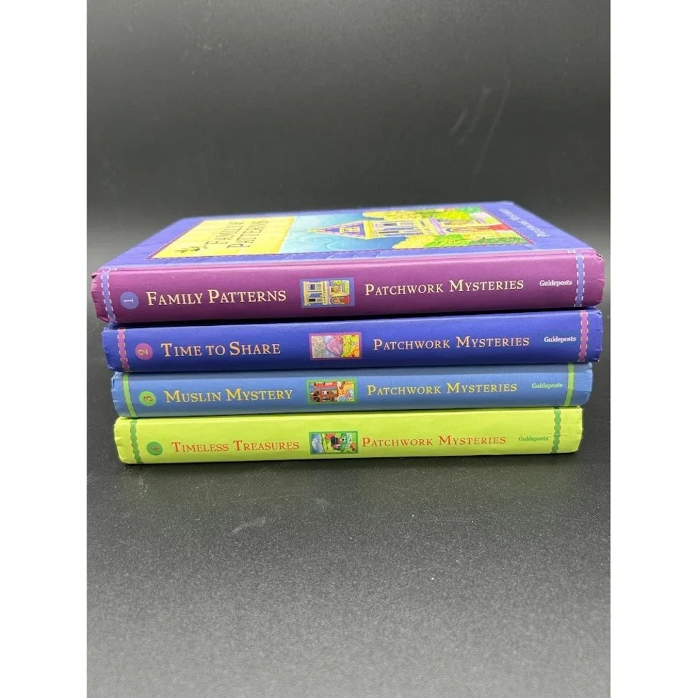 Patchwork Mysteries Book Collection Lot Books 1-4 Hardback‎